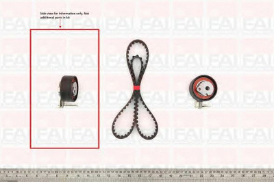 FAI AUTOPARTS tbk145 -  Комплект ремня ГРМ